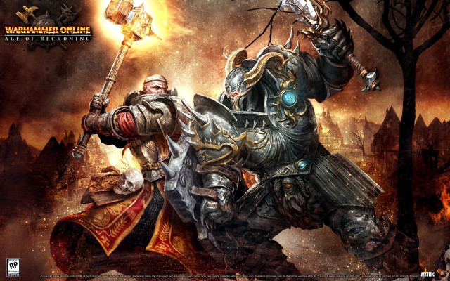 Man horse demon forest sword free wallpaper for desktop - medium preview image