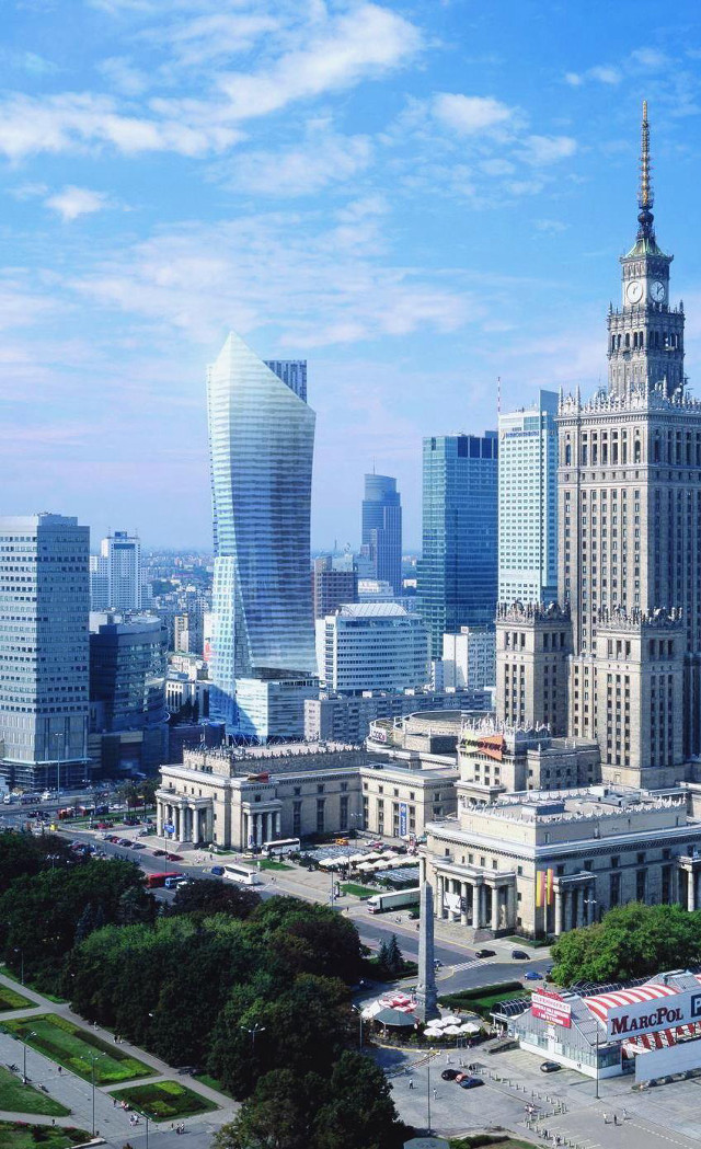 Tokyo cityscape modernism bridge skyscraper free wallpaper for mobile - medium preview image