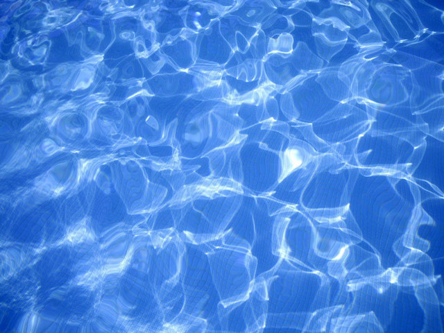 Pool blue water white frisbee #3 free wallpaper for desktop - medium preview image