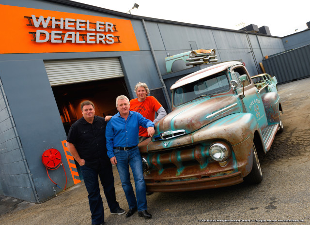 Three men truck wheeler dealers free wallpaper for desktop - medium preview image