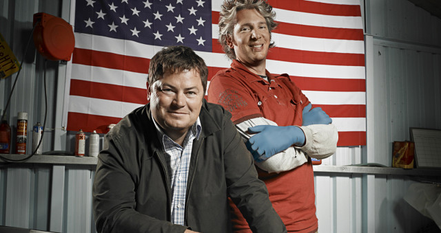 Men american flag wrench hands free wallpaper for desktop - medium preview image