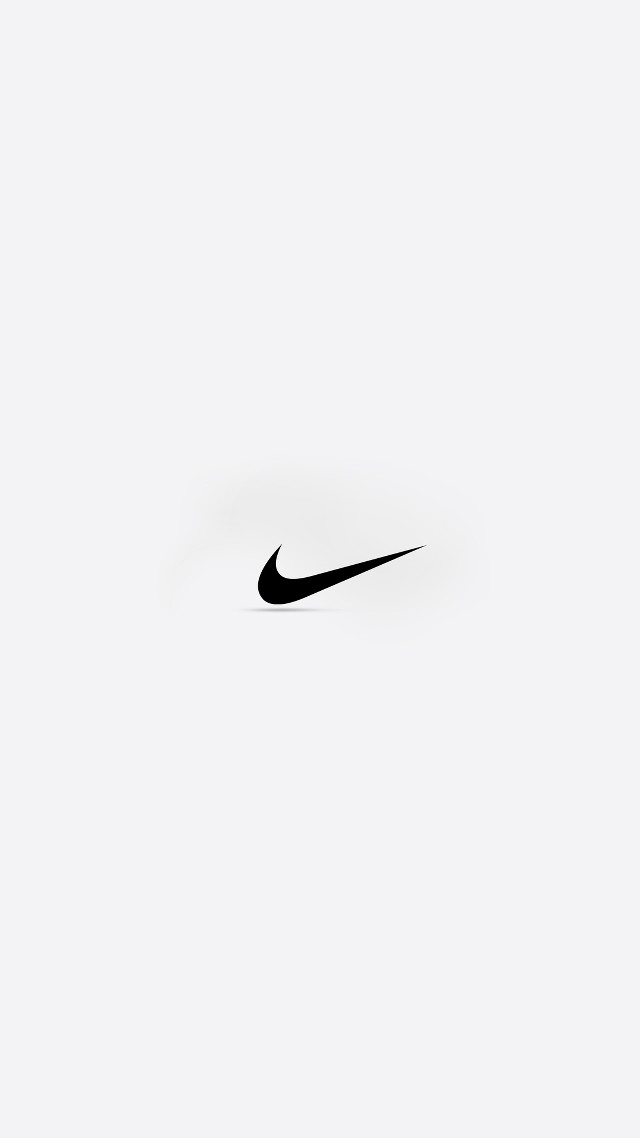 Black white nike logo background free wallpaper for mobile - medium preview image