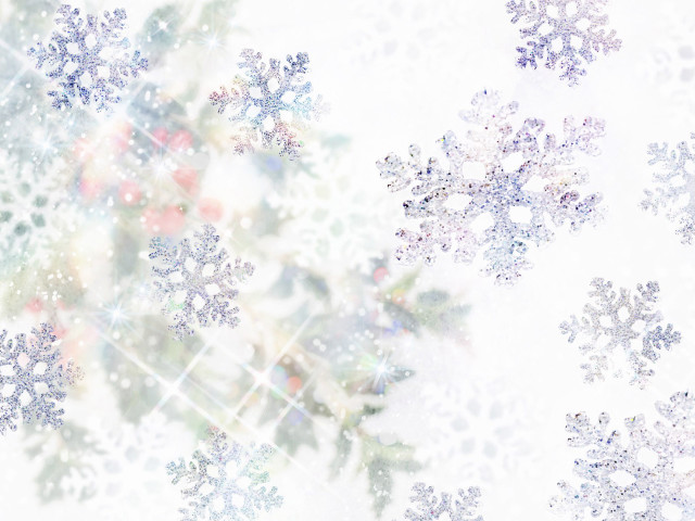 Snowflake white background blue red free wallpaper for desktop - medium preview image