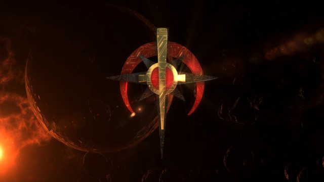 Star trek logo dark sky free wallpaper for desktop - medium preview image