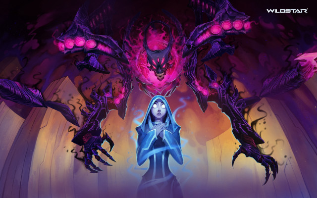 Woman demonic monster hoodie hands free wallpaper for desktop - medium preview image