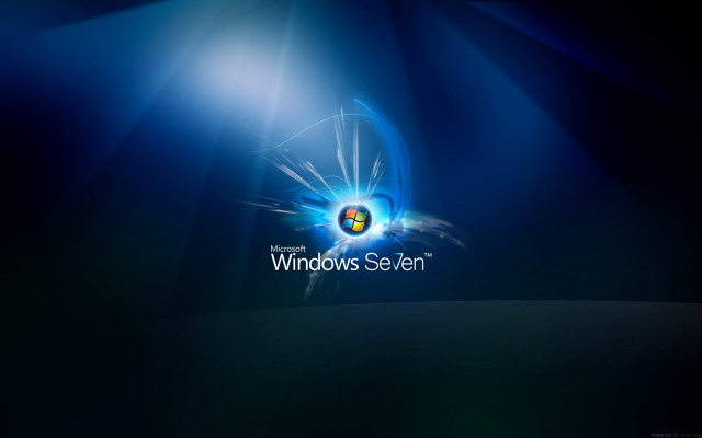 Blue wallpaper windows logo light free wallpaper for desktop - medium preview image