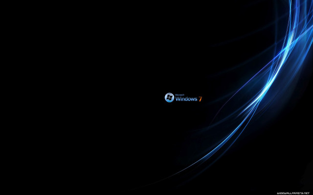 Dark background blue lines black free wallpaper for desktop - medium preview image