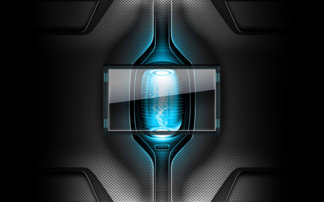 Blue black abstract background glass free wallpaper for desktop - medium preview image