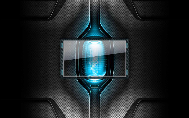 Blue black abstract background glass #2 free wallpaper for desktop - medium preview image