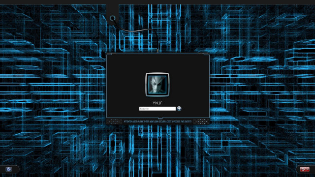 Computer screen blue pattern white free wallpaper for desktop - medium preview image