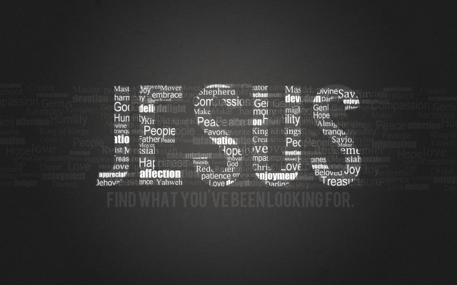 Black white photo jesus center free wallpaper for desktop - medium preview image