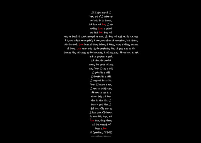 Cross poem black background red #2 free wallpaper for desktop - medium preview image