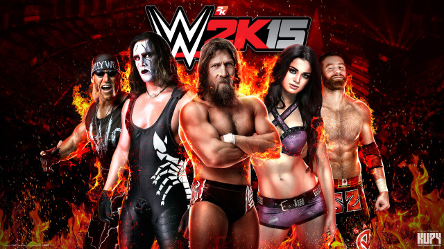 Wrestlers fire background WWE image free wallpaper for desktop - medium preview image