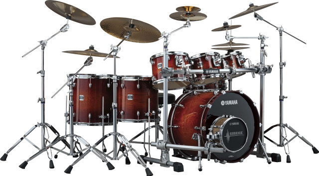 Red drum set white background free wallpaper for desktop - medium preview image