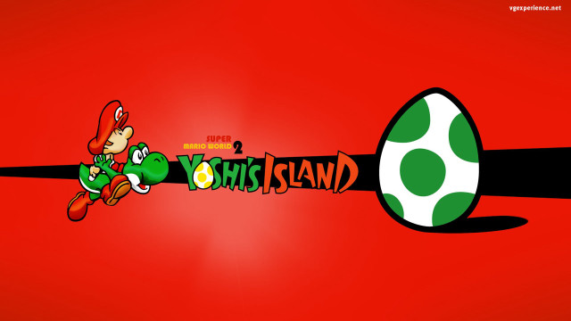 Yoshi island cartoon giant egg free wallpaper for desktop - medium preview image