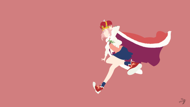 Woman dress crown running pink free wallpaper for desktop - medium preview image