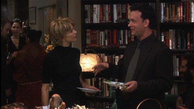 Man woman book shelf food free wallpaper for desktop - medium preview image