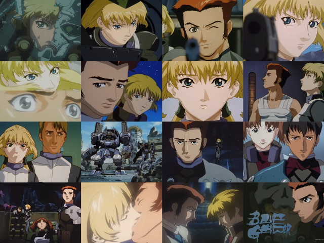 Anime collage expressions characters different #2 free wallpaper for desktop - medium preview image