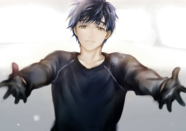 Man arms out hands front free wallpaper for desktop - medium preview image