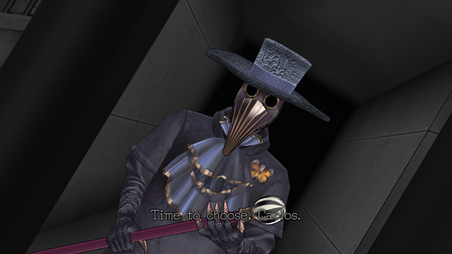 Creepy man hat cane dark free wallpaper for desktop - medium preview image