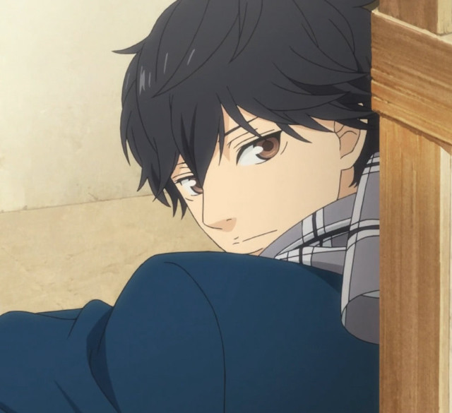 Man blue shirt window background free wallpaper for tablet - medium preview image