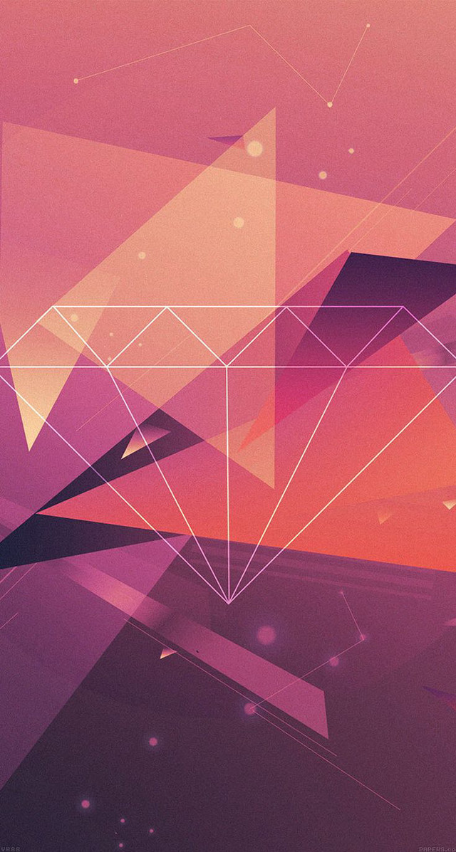 Geometric design pink background purple free wallpaper for mobile - medium preview image