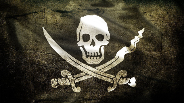 Pirate flag skull swords crossbones free wallpaper for desktop - medium preview image