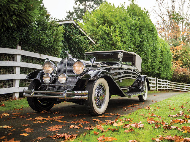 Old car driveway white fence free wallpaper for desktop - medium preview image