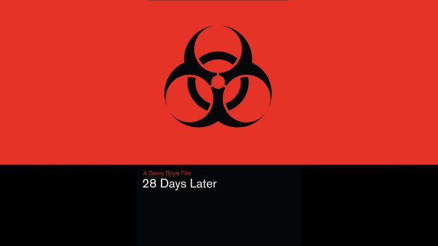 Red black poster biohazard symbol free wallpaper for desktop - medium preview image