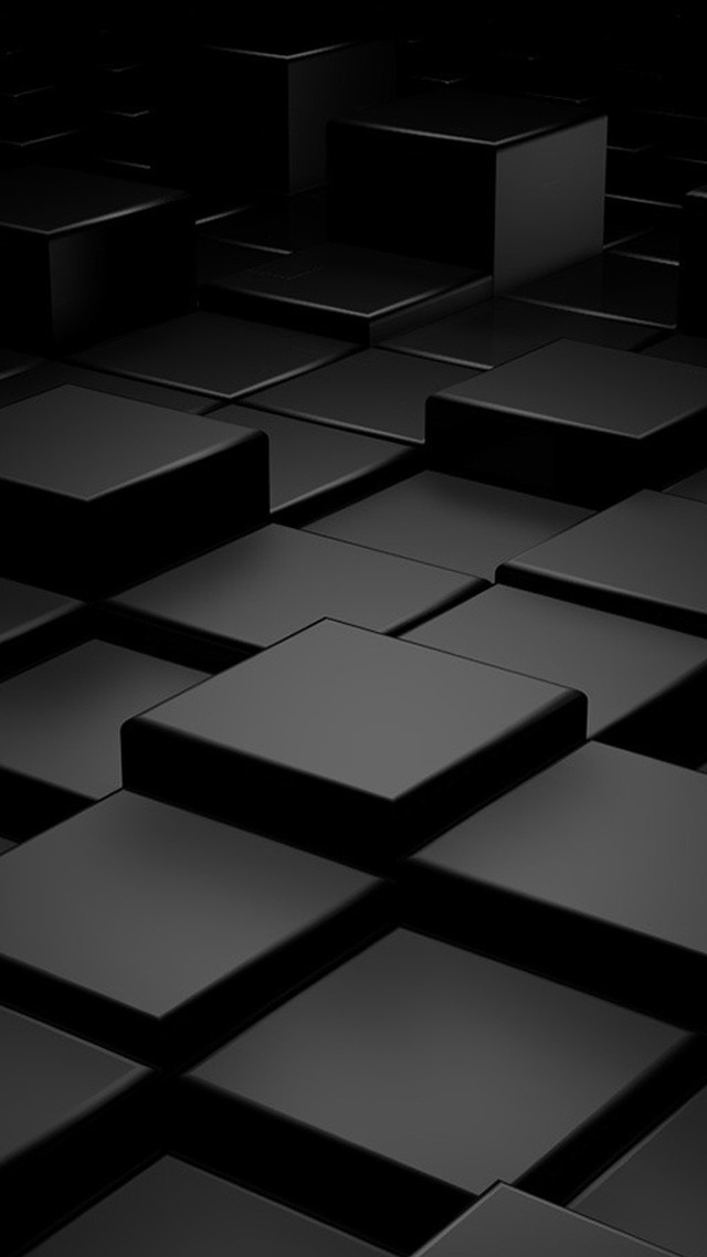 Black white square pattern minimalism free wallpaper for mobile - medium preview image