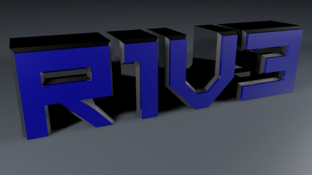 Blue 3d true text gray free wallpaper for desktop - medium preview image