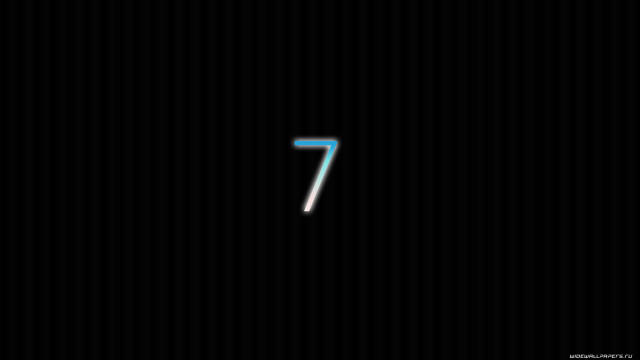 Black background blue white number free wallpaper for desktop - medium preview image