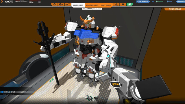 Robot room gun hand computer free wallpaper for desktop - medium preview image