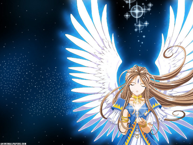 Cartoon angel long hair star free wallpaper for desktop - medium preview image