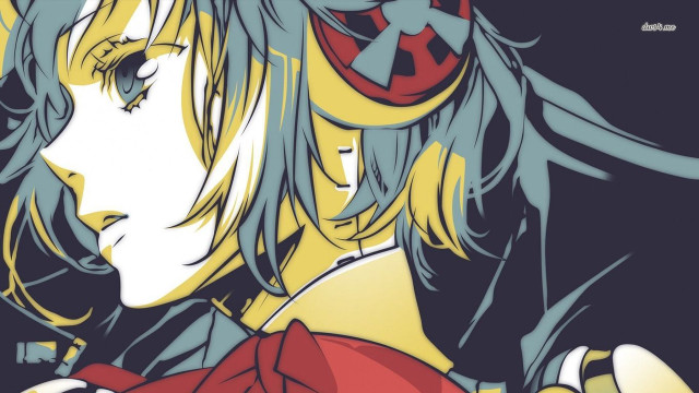 Anime character long hair bandana free wallpaper for desktop - medium preview image