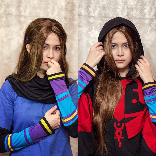 Two girls matching outfits posing free wallpaper for tablet - medium preview image