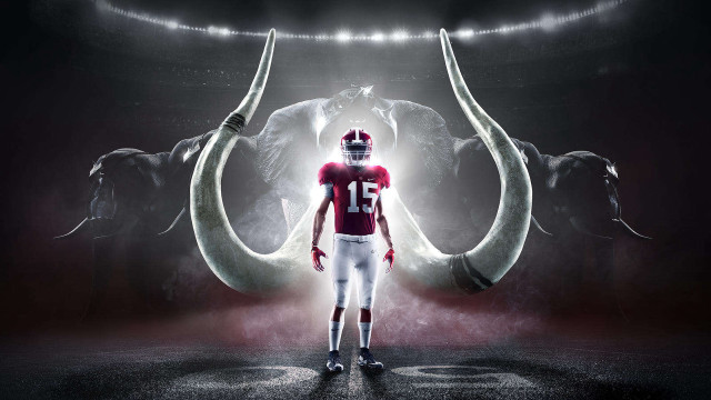 Man football uniform bull horns #2 free wallpaper for desktop - medium preview image