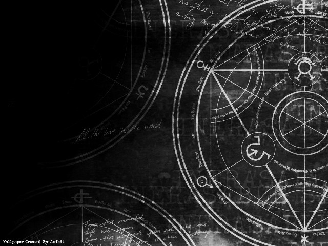 Pentagram black white numbers symbols free wallpaper for desktop - medium preview image
