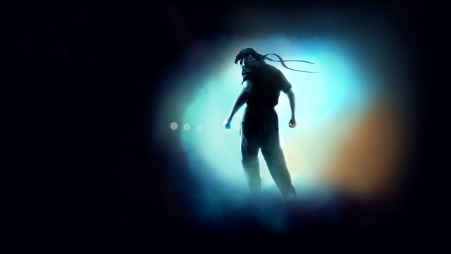 Man dreadlocks dark hair blowing free wallpaper for desktop - medium preview image