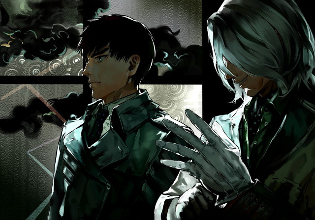 Couple people room smoke man free wallpaper for desktop - medium preview image