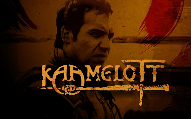 Man black shirt red yellow free wallpaper for desktop - medium preview image