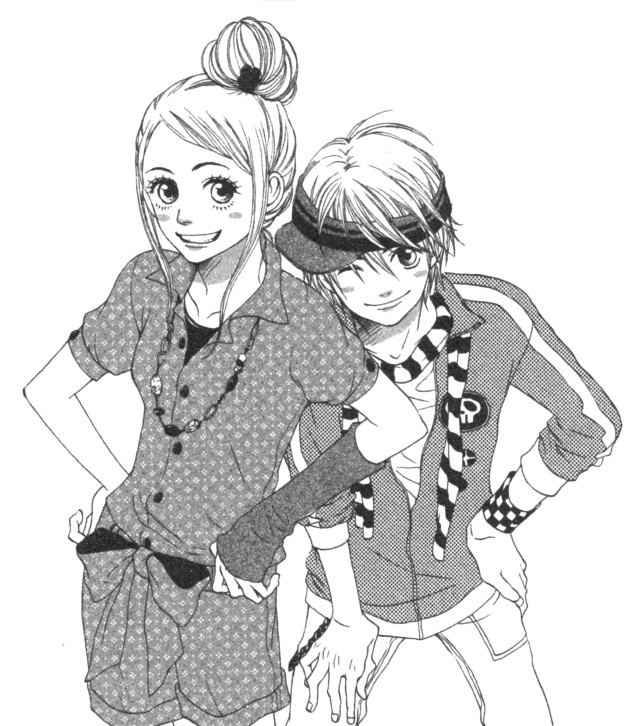 Anime girls hug scarf hat free wallpaper for tablet - medium preview image