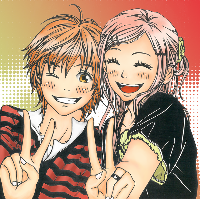 Peace sign smiling friends hands free wallpaper for tablet - medium preview image