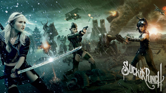 Fantasy group people swords armor #2 free wallpaper for desktop - medium preview image