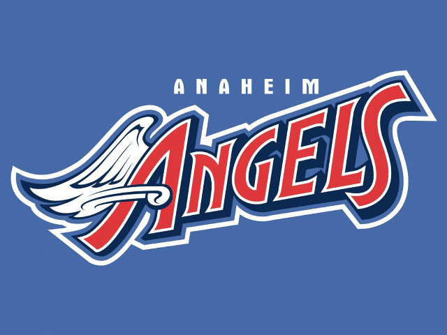Angels logo blue background anaheim free wallpaper for desktop - medium preview image