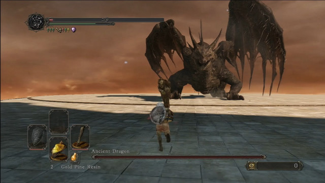 Dragon attack man video game free wallpaper for desktop - medium preview image