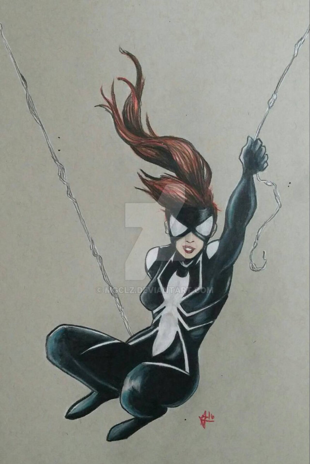 Woman swinging blu blindfold bodysuit free wallpaper for mobile - medium preview image