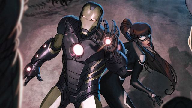 Costumed people cave light hands free wallpaper for desktop - medium preview image