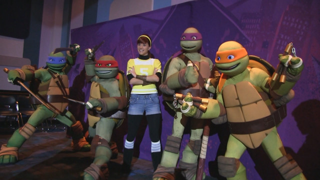 Teenage mutant teenage girls purple free wallpaper for desktop - medium preview image