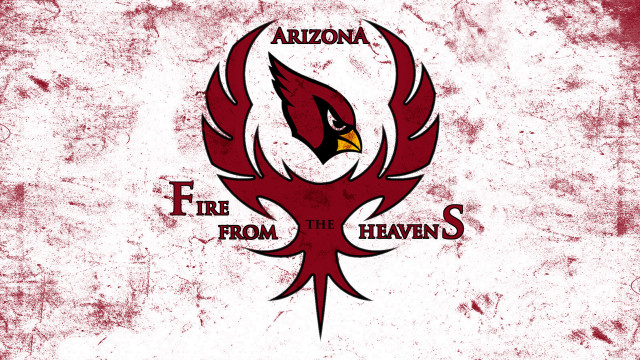 Red cardinals logo fire heaven free wallpaper for desktop - medium preview image